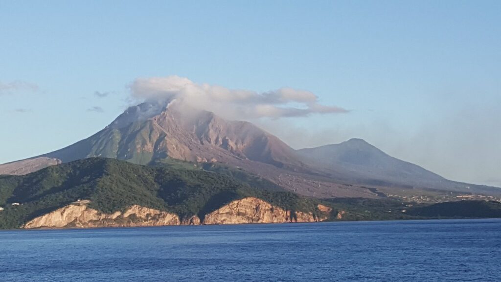 Soufriere Hills Volcano in Montserrat